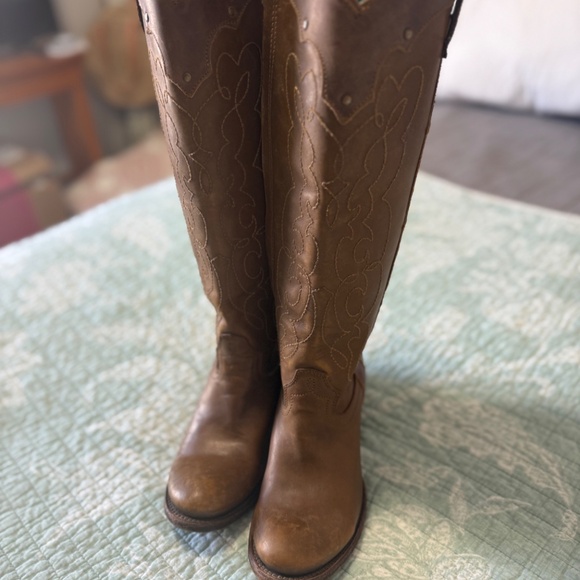 Vintage Corral Kats Westport C1971 leather tall boots - Picture 3 of 12